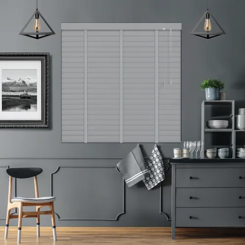 Dove Mist With Hype Tape Venetian Blind