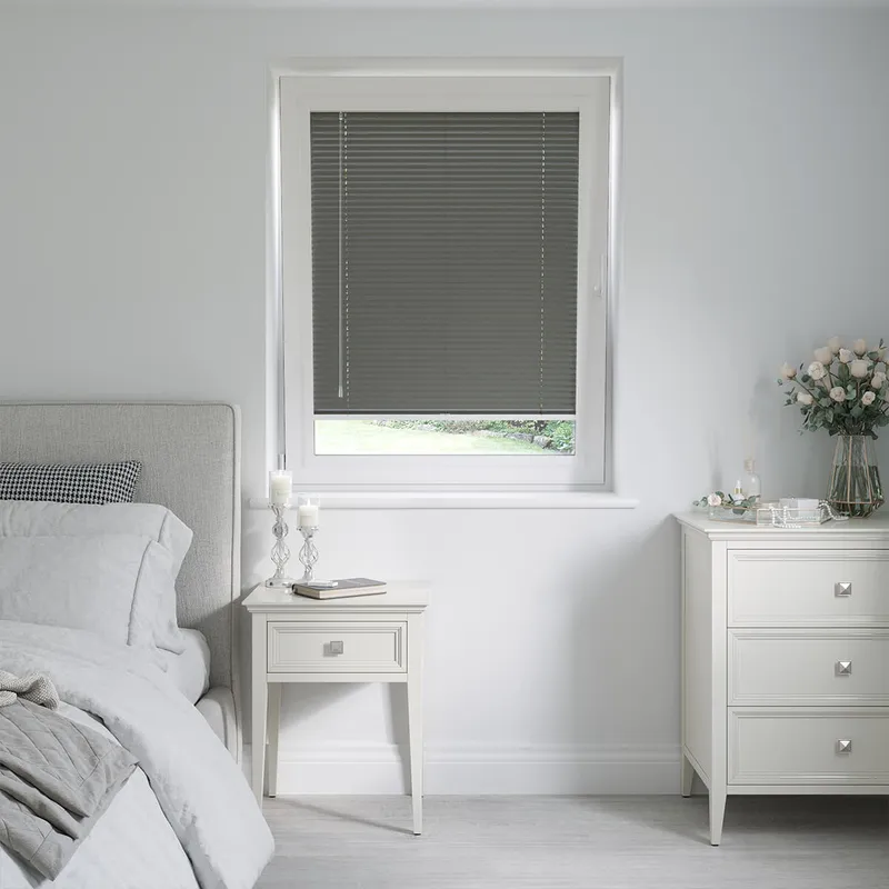 Perfect Fit Storm Grey Venetian Blinds 25mm