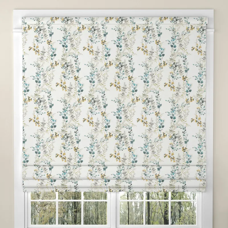 Ante Decor Arlene Made To Measure Roman Blind Teal