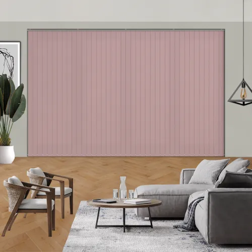 Origin Pastel Pink Vertical Blind