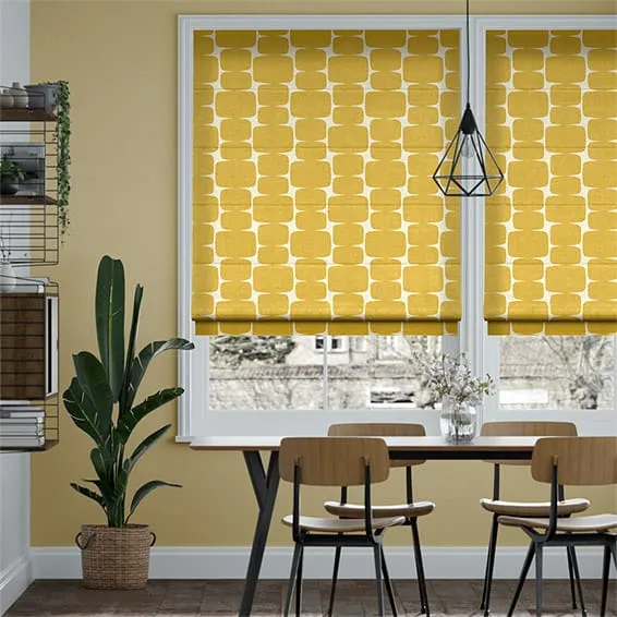 Lohko Golden Syrup Roman Blind