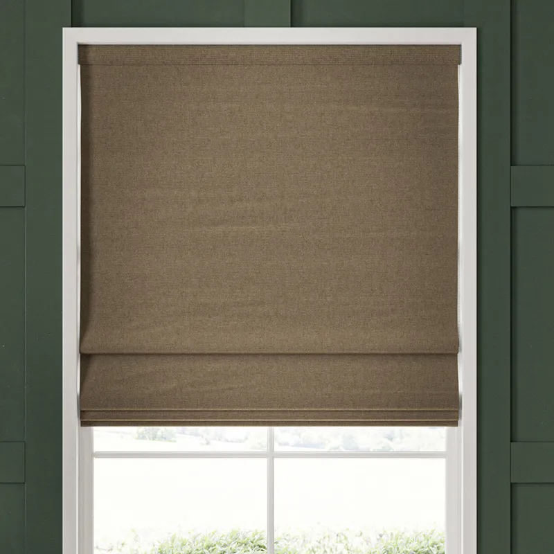 William Morris Reed Made To Measure Roman Blind Mushroom