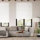 Cairo Stripe Parchment Roman Blind