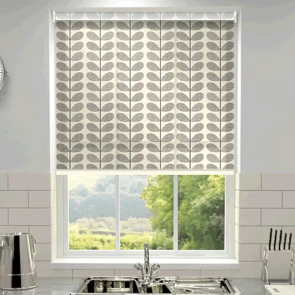 Orla Kiely Scribble Stem Made To Measure Roller Blind Grey