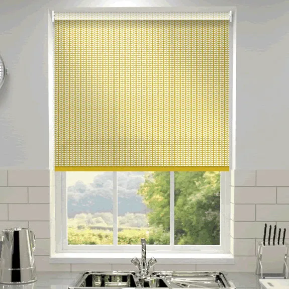 Orla Kiely Tiny Stem Made To Measure Roller Blind Zest