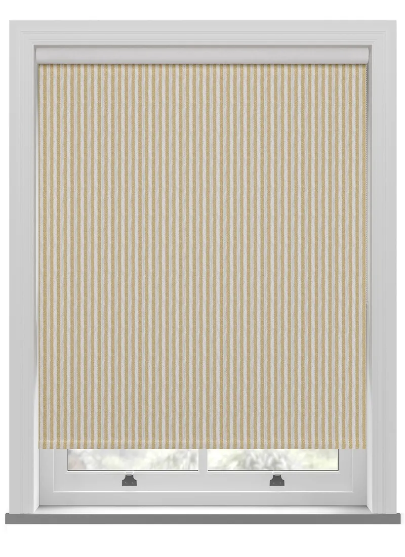 Emily Bond Oscar Stripe Gold Roller Blind