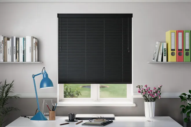 Millennium Black Perforated - Venetian Blinds
