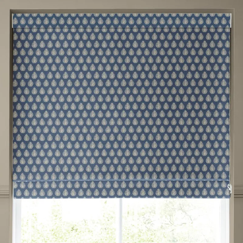Emily Bond Jaipur Made To Measure Roman Blind Indigo