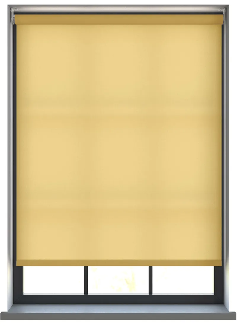 Burst Pastel Yellow Roller Blind