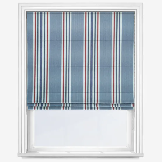 Maine Nautical Roman Blind