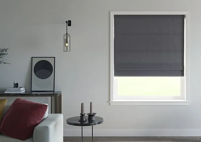 Carina Blackberry - Roman Blind