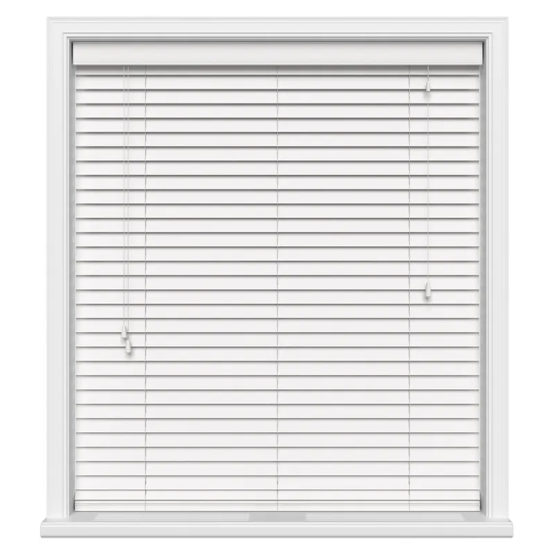 Soft White Basswood Real Wood Blinds Uk
