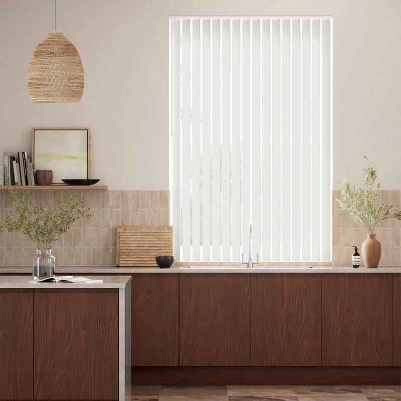Rigid Pvc Ava China White Vertical Blind