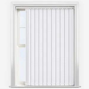 Deluxe Plain White Vertical Blind