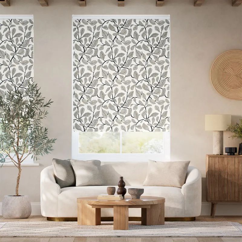 Sweet Bay Charcoal Roller Blind