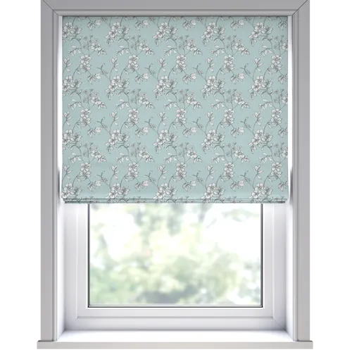 Flores Mineral Deluxe Roman Blinds