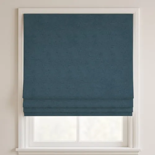 Orlando Denim Deluxe Roman Blinds