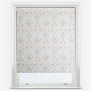 Laura Ashley Semington Border Dusty Pink Roller Blind