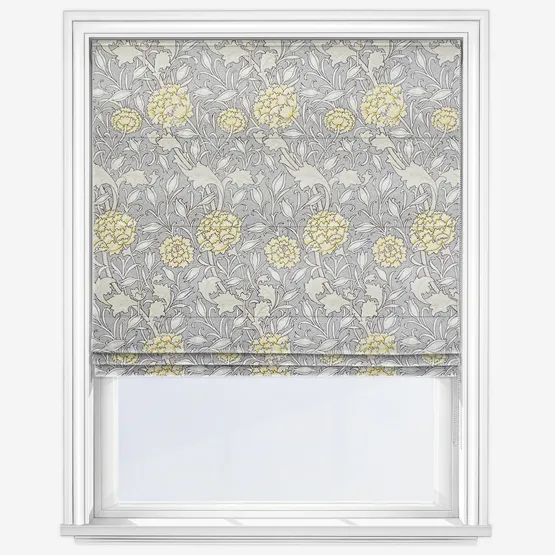 William Morris At Home Wild Tulip Limestone Roman Blind