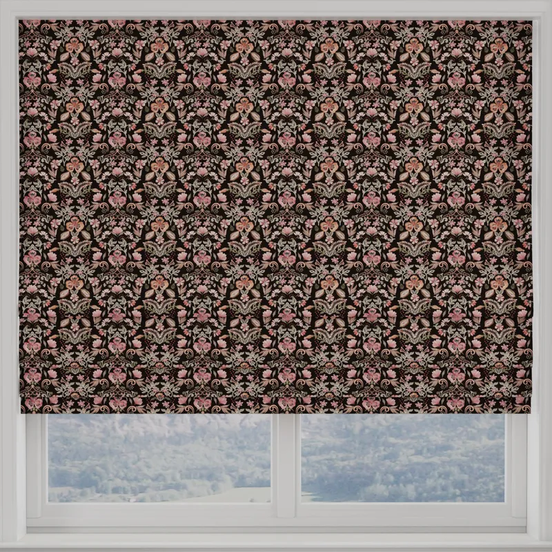 Ante Decor Skoll Made To Measure Roman Blind Black