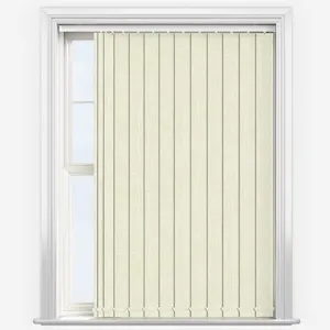 Voga Blackout Cream Textured Vertical Blind