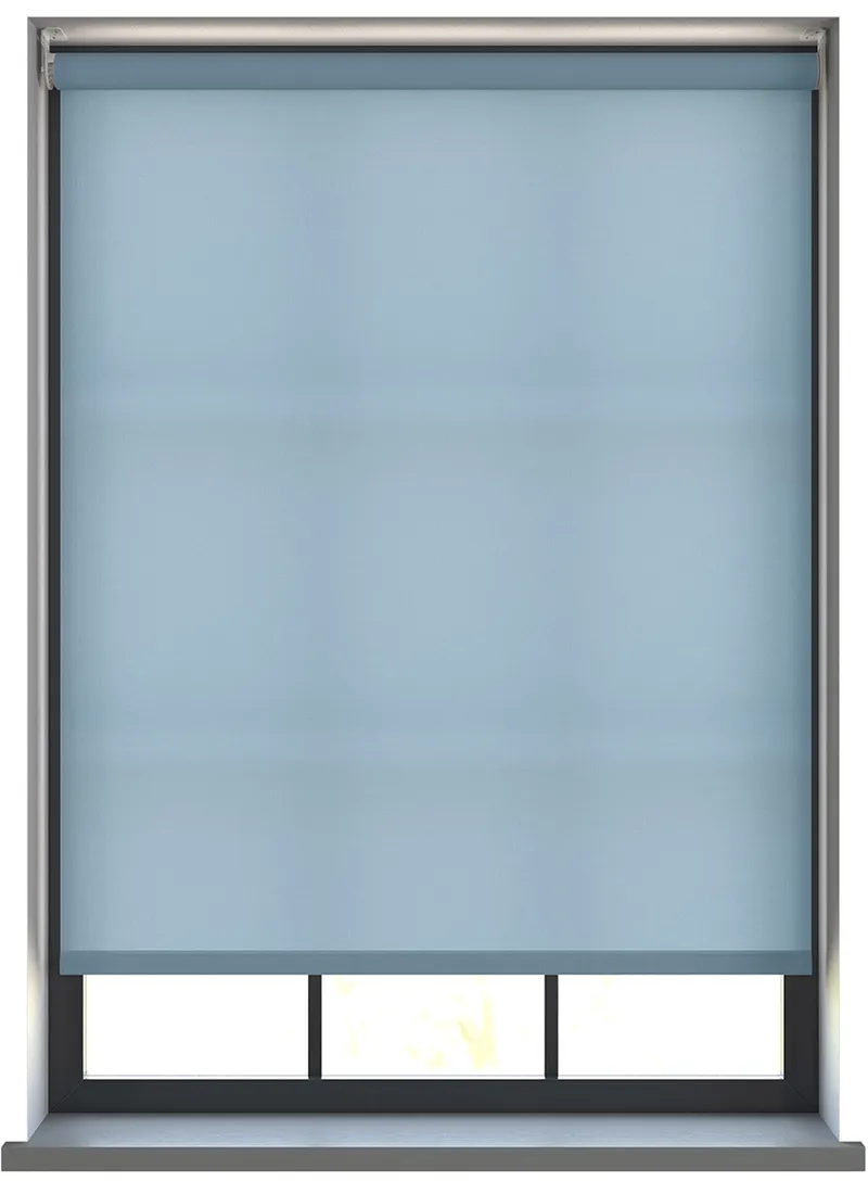 Burst Sky Blue Roller Blind