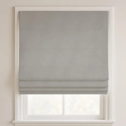 Prism Chrome Deluxe Roman Blinds
