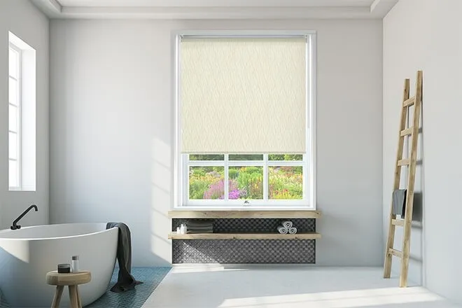 Eva Vanity - Vinyl Blackout Roller Blind