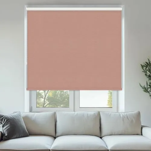 Vibe Blackout Blush Roller Blinds - Shop Now