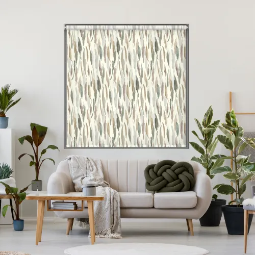 Cordless Zephyr Sand Roller Blind - Stylish & Easy Install