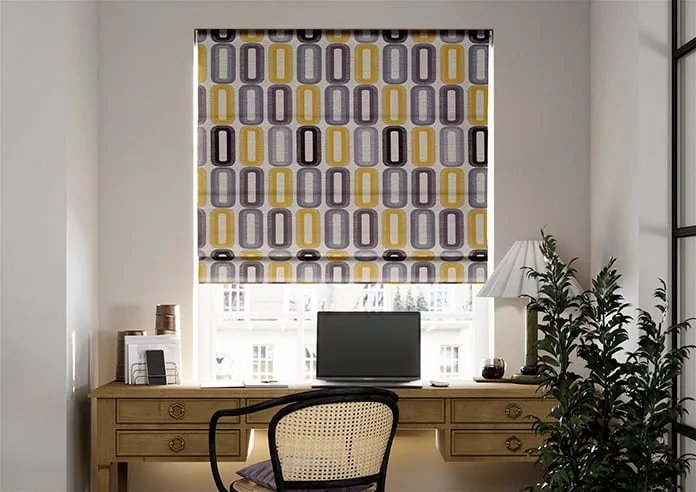 Soho Ochre - Roman Blind