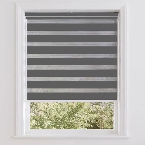 Glow Grey Day & Night Roller Blinds