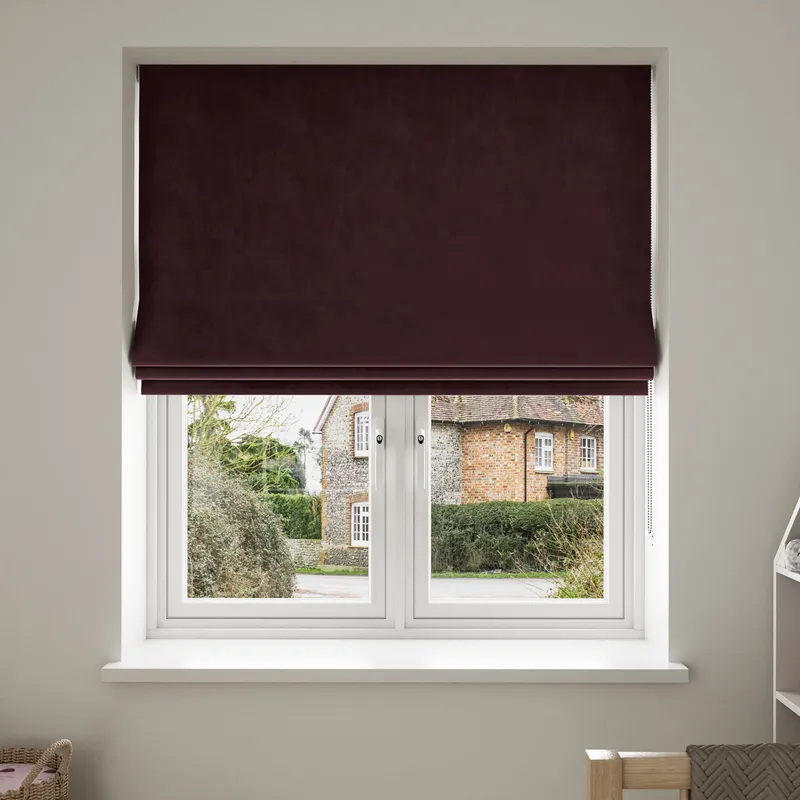 Bogota Velvet Cherry Blinds Uk