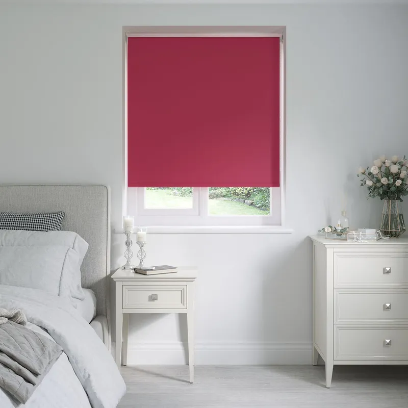 Barcelona Berry Pink Roller Blinds