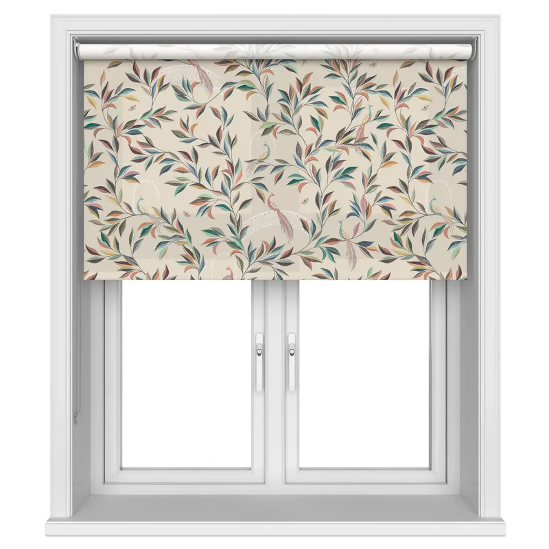 Sara Miller Ornamental Peacock Stone Blinds Uk