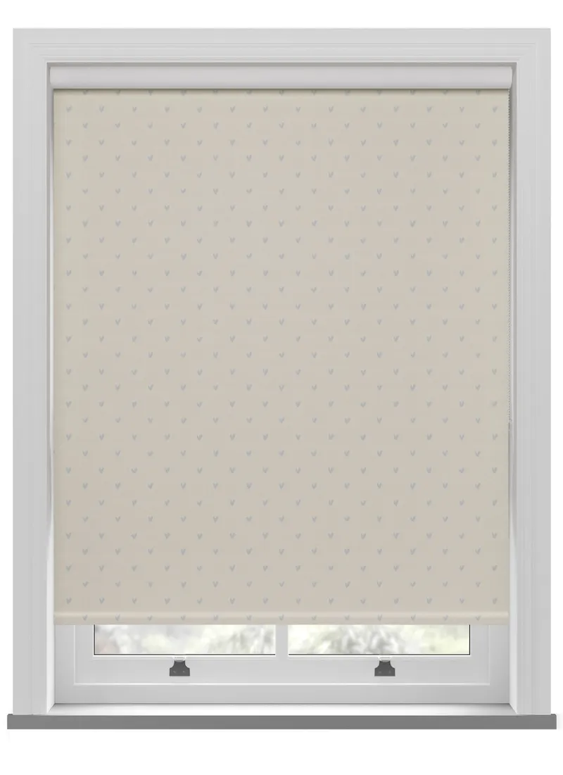 Sophie Allport Hearts Duckegg Roller Blind
