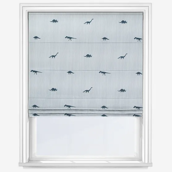 Sophie Allport Dinosaur Navy Roman Blind