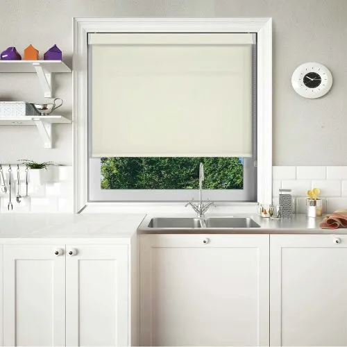 Luxe Calico Pelmet Roller Blind