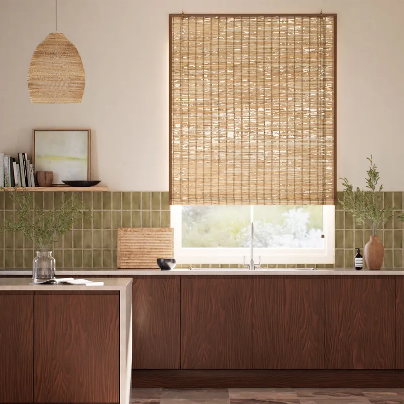 Leticia Cedar & Demerara Roll Up Blind