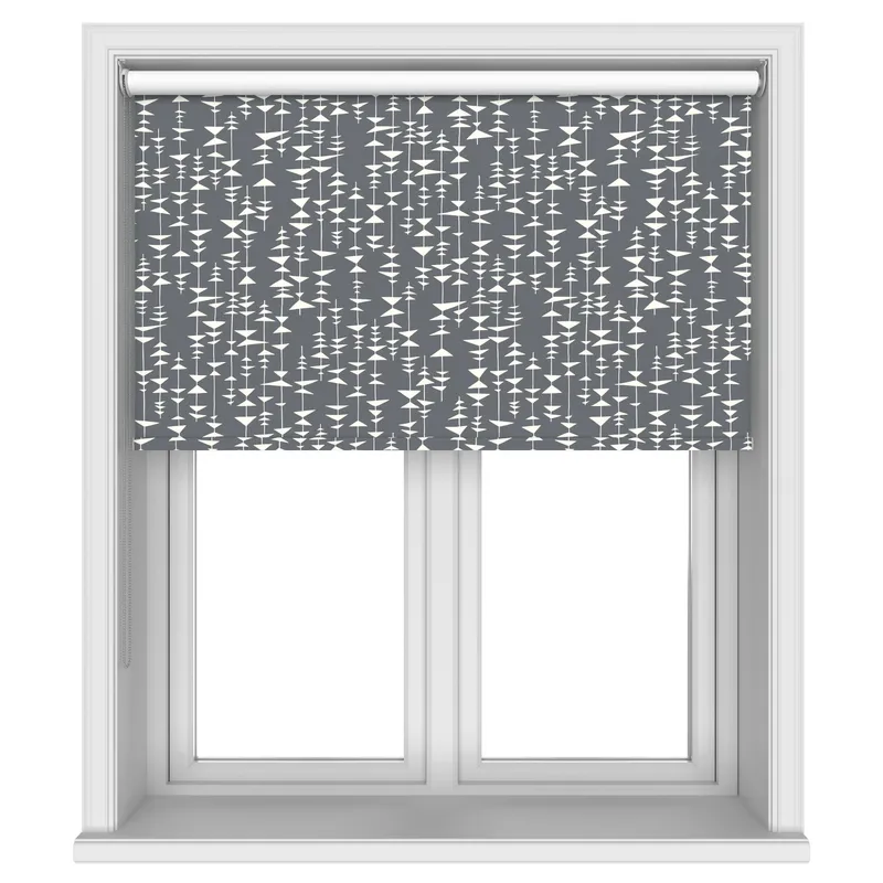 Missprint Blackout Ditto Liquorice Blinds Uk