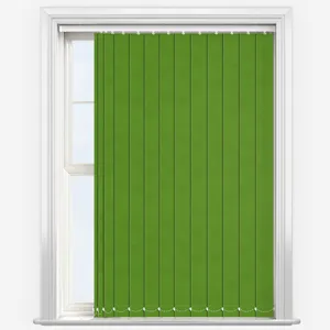 Deluxe Plain Apple Green Vertical Blind