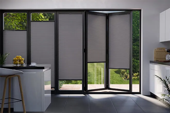 Laurie Dark Grey - Perfect Fit2frame Honeycomb Blind