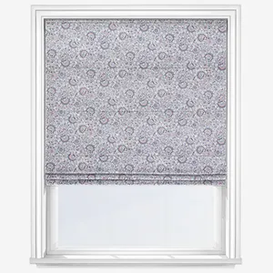 Laura Ashley Painswick Paisley Pale Slate Roman Blind