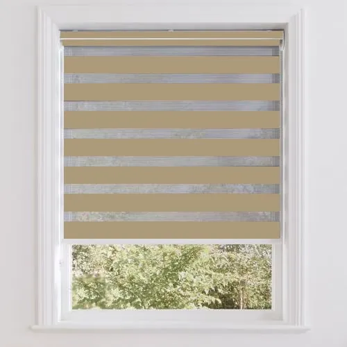 Sundown Sand (Blackout/sheer) Day & Night Roller Blinds
