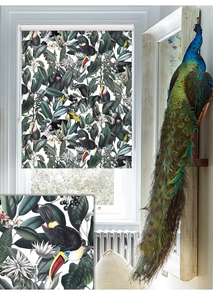 Neotropical Natural Jungle Roller Blind