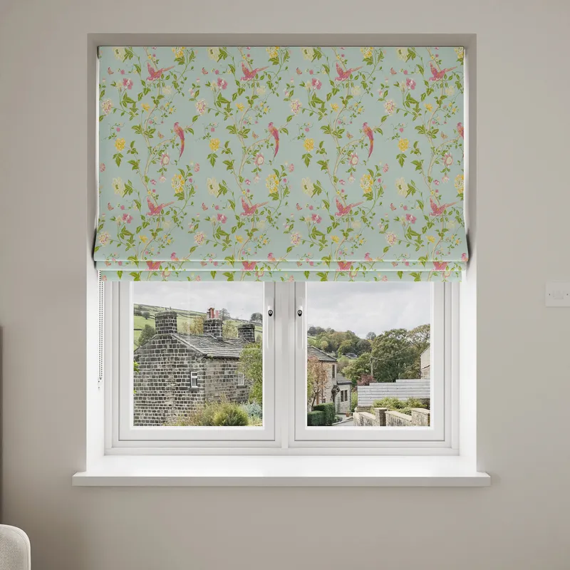 Laura Ashley Summer Palace Duck Egg Blinds Uk