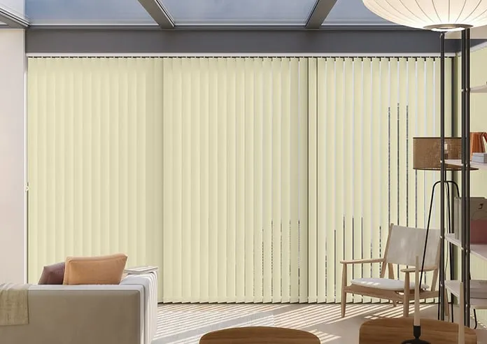 Trinity (Blackout) Oatmeal - Vertical Blind