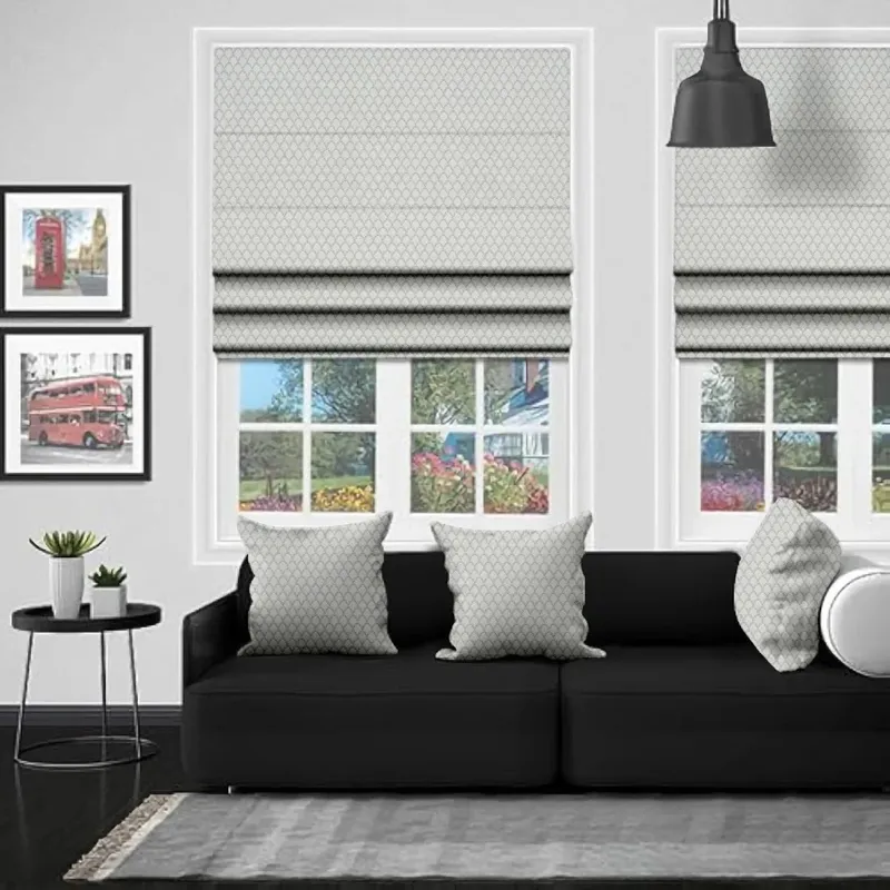 Eb Nora Ivory Roman Blind