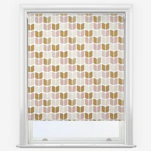 Sonova Studio Nordic Petal Blush And Olive Roller Blind