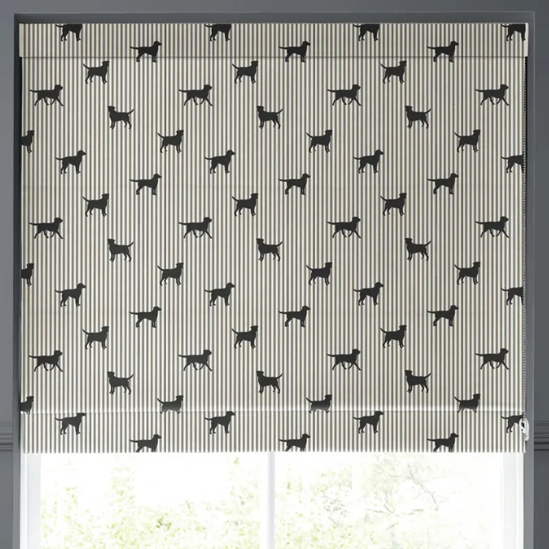 Emily Bond Marley Made To Measure Roman Blind Coal